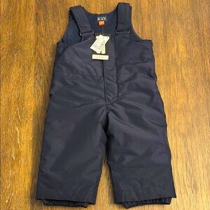 NWT The Children’s Place Blue Insulated Overalls for Winter 12-18M